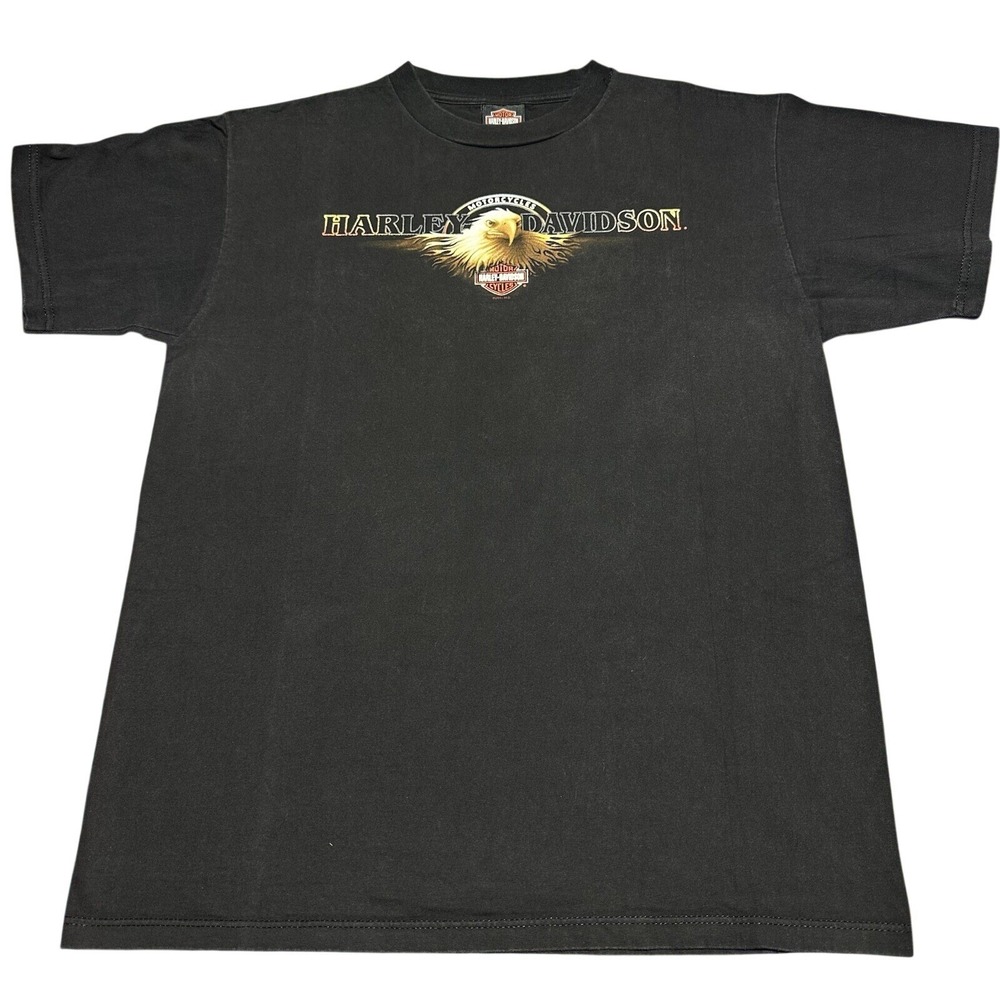 Vintage Y2K Harley Davidson T-Shirt XL Golden Eagle Fort Washington MD USA‎ Made